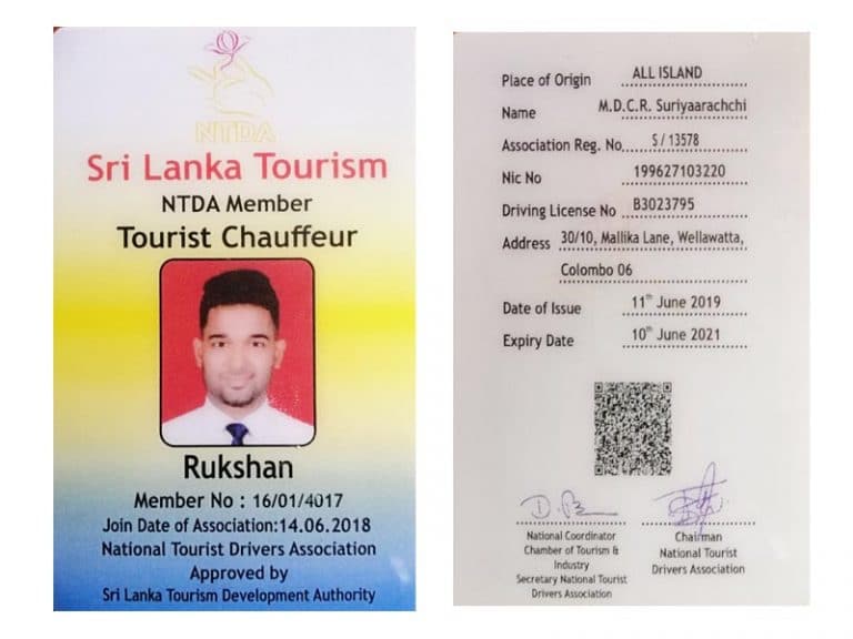 tourist driving licence sri lanka